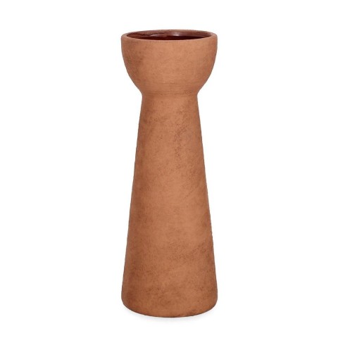 VASO HECTOR ALTO D12 H34.5 MARRONE